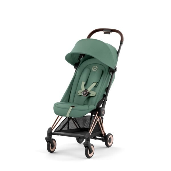 Cybex Coya Compact Stroller 2023 - Rose Gold, Leaf Green
